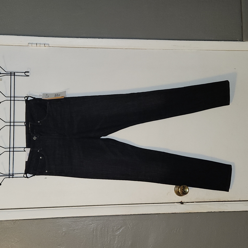 H&m dark wash skinny high waist